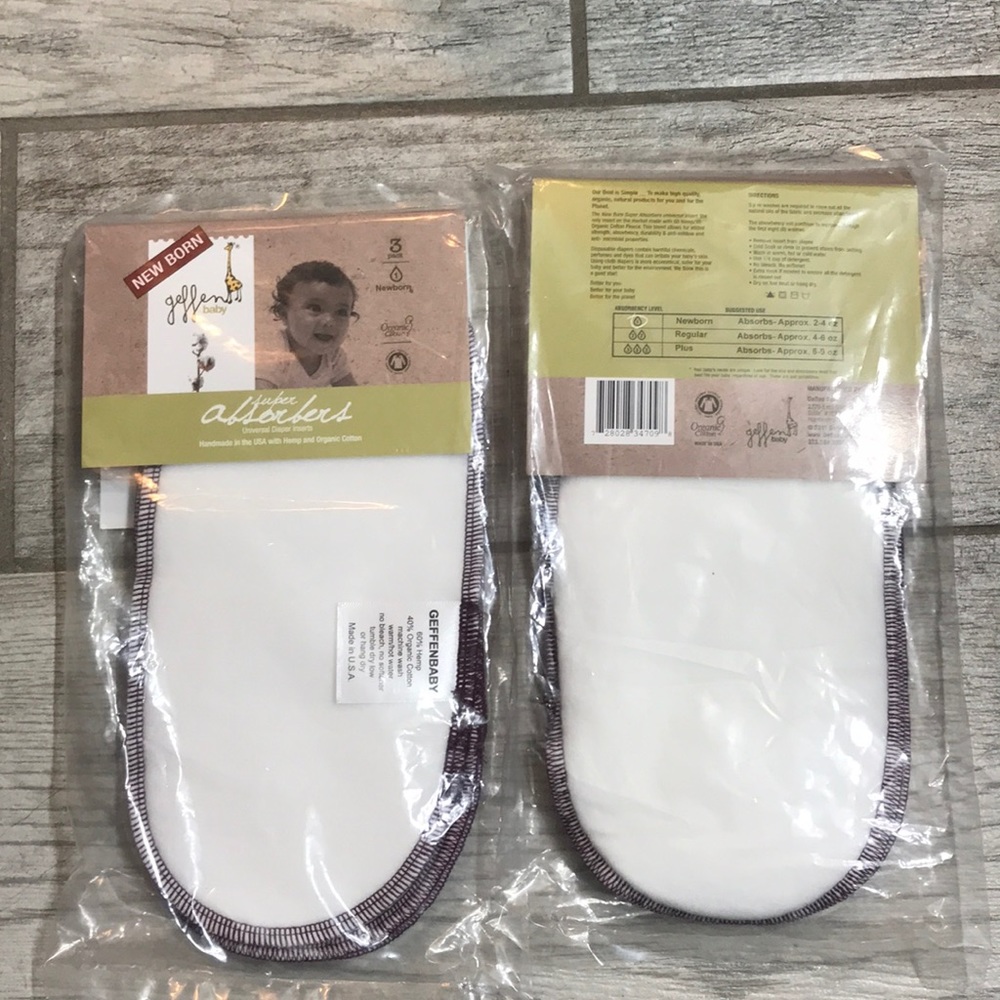 Geffen Newborn super absorbers new 3 pack
